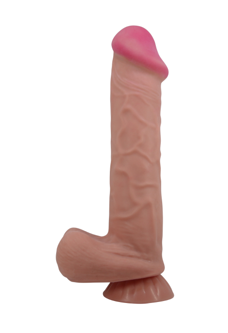 Realistyczne duże dildo z przyssawką i elastycznym rdzeniem