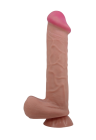 Realistyczne duże dildo z przyssawką i elastycznym rdzeniem