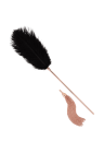 Piórko do pieszczot i pejcz 2w1 rose gold | Erotic Med