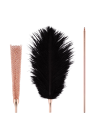 Piórko do pieszczot i pejcz 2w1 rose gold | Erotic Med