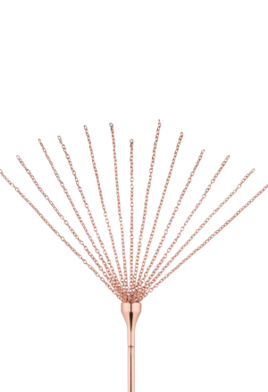 Piórko do pieszczot i pejcz 2w1 rose gold | Erotic Med