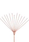 Piórko do pieszczot i pejcz 2w1 rose gold | Erotic Med