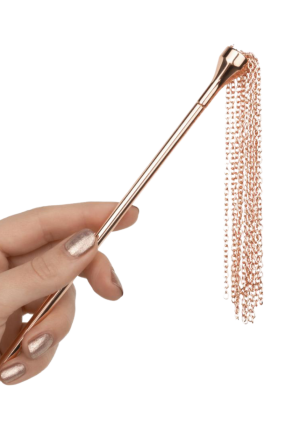 Piórko do pieszczot i pejcz 2w1 rose gold | Erotic Med