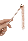 Piórko do pieszczot i pejcz 2w1 rose gold | Erotic Med