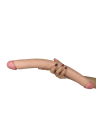 Realistyczne dildo z podwójną końcówką - 44 cm