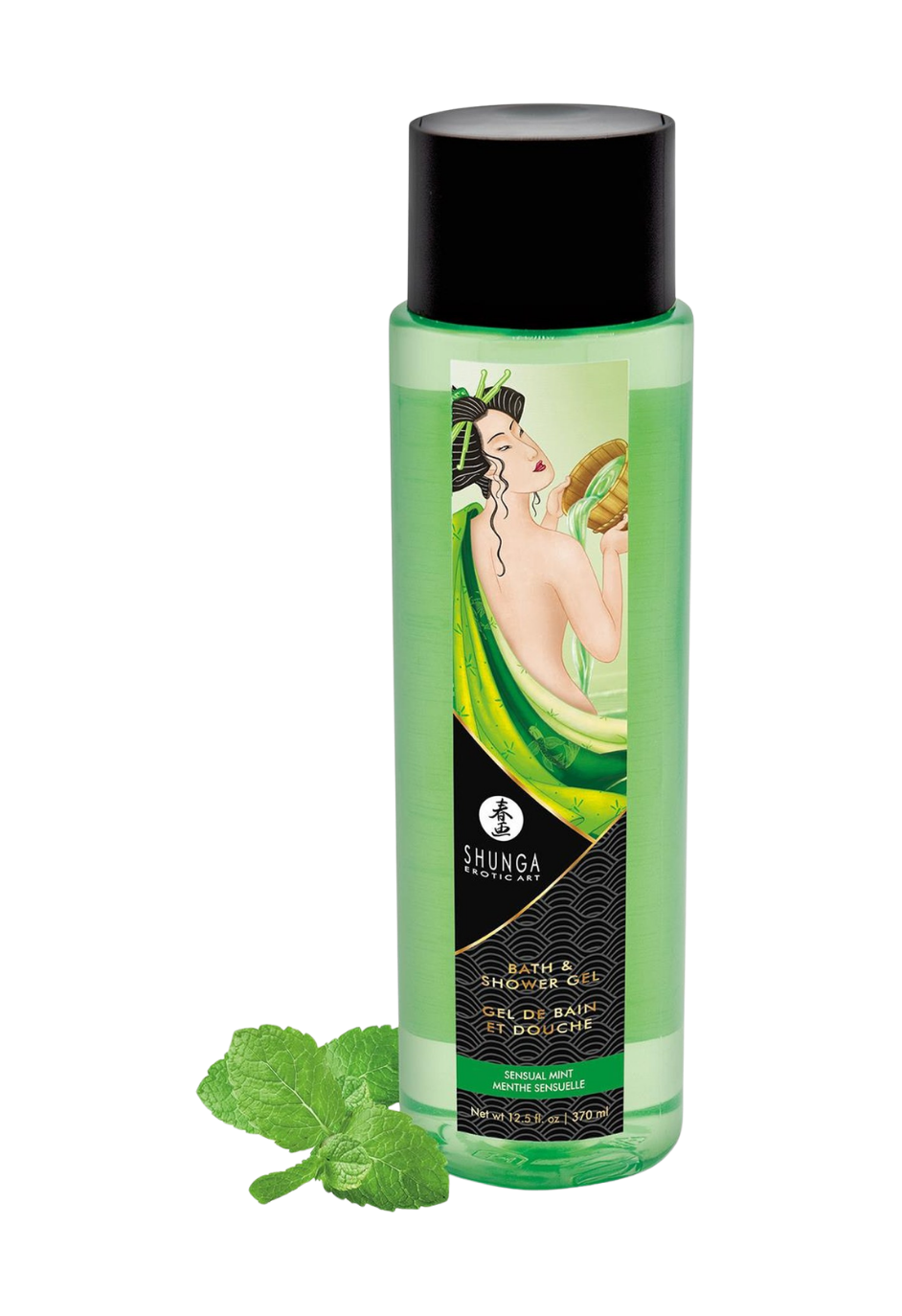 Zmysłowy żel do kąpieli i pod prysznic o miętowej nucie - 370 ml