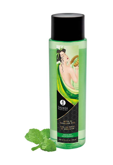 Zmysłowy żel do kąpieli i pod prysznic o miętowej nucie - 370 ml