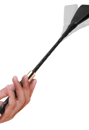Elegancki pejcz BDSM ze skóry ekologicznej z pętlą na nadgarstek