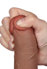 Realistyczne Dildo z Ruchomą Skórą 20 cm | Erotic Med