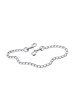 Metalowy Łańcuch BDSM z Karabińczykami 50 cm | Erotic Med