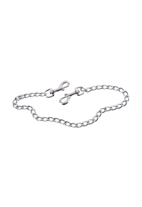 Metalowy Łańcuch BDSM z Karabińczykami 50 cm | Erotic Med