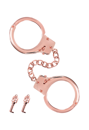 Metalowe Kajdanki BDSM Rose Gold | Erotic Med