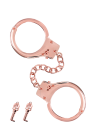 Metalowe Kajdanki BDSM Rose Gold | Erotic Med