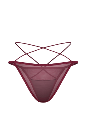 Transparentne figi z geometrycznymi paskami