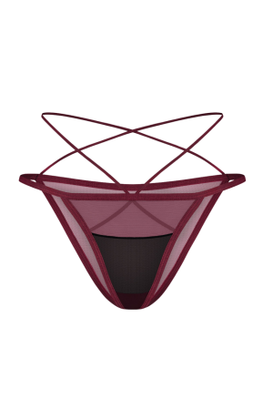 Transparentne figi z geometrycznymi paskami