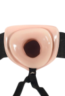 Pusty Strap-On z Uprzężą 19 cm Cielisty | Erotic Med