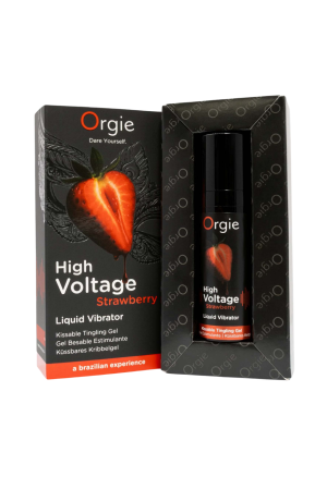 Wibrator w Płynie Truskawkowy 15 ml | Erotic Med