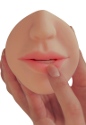 Realistyczny masturbator oralny z ruchomym językiem