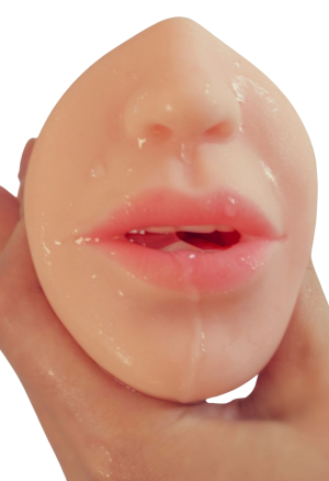 Realistyczny masturbator oralny z ruchomym językiem