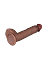 Realistyczne dildo z platynowego silikonu i przyssawką – 23,5 cm