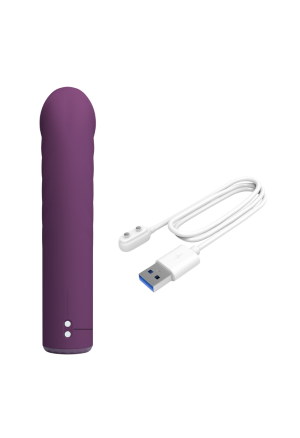 Ergonomiczny wibrator punktu G ze spiralną teksturą