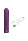 Ergonomiczny wibrator punktu G ze spiralną teksturą