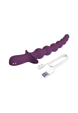 Super mocny analny wibrator z miękkiego silikonu medycznego - 26 cm
