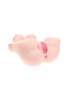 Realistyczny masturbator 20 kg z wibracjami i wymiennymi wkładkami