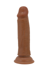 Realistyczne dildo z przesuwająca się skóra dla naturalnych odczuć - 18,4 cm