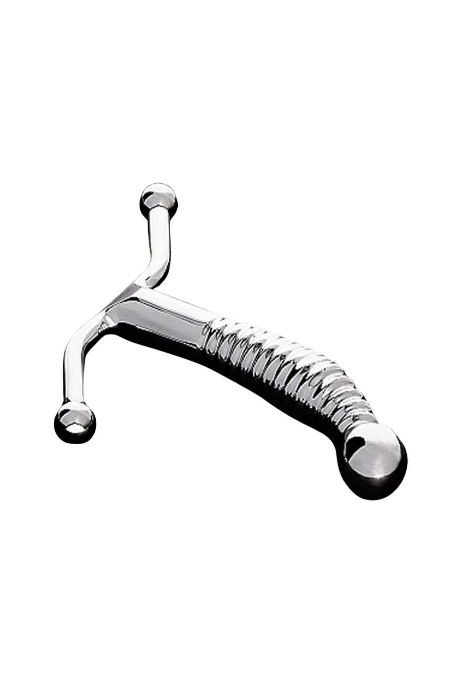 Metalowy masażer prostaty ze stali nierdzewnej - 13 cm
