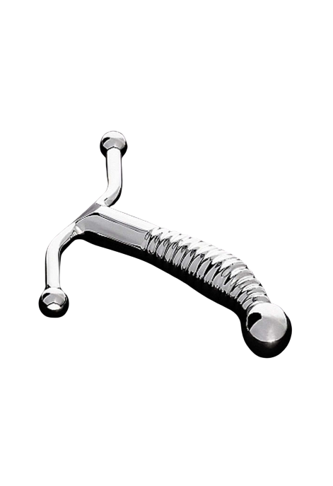 Metalowy masażer prostaty ze stali nierdzewnej - 13 cm