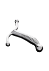 Metalowy masażer prostaty ze stali nierdzewnej - 13 cm