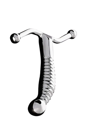 Metalowy masażer prostaty ze stali nierdzewnej - 13 cm