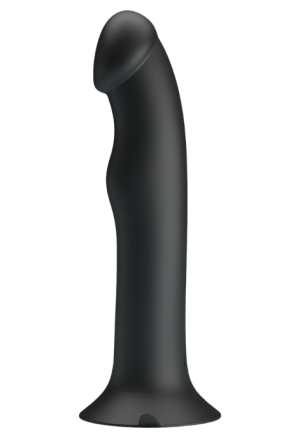 Dildo z przyssawką i pulsującą kulką