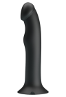 Dildo z przyssawką i pulsującą kulką