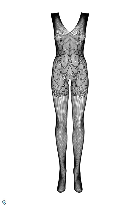 Kwiatowe bodystocking z szerokimi ramiączkami Kwiatowe bodystocking z szerokimi ramiączkami