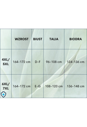 Seksowny gorset wykonany z błyszczącej, czarnej lamy - Plus Size