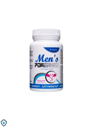 Men's Powermax - mocna erekcja, długi sex, powiększenie penisa