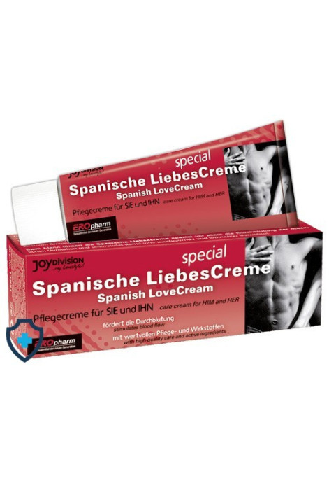 Krem POTĘGUJĄCY DOZNANIA dla par, EROpharm - The spanish Lovecream special, 40 ml