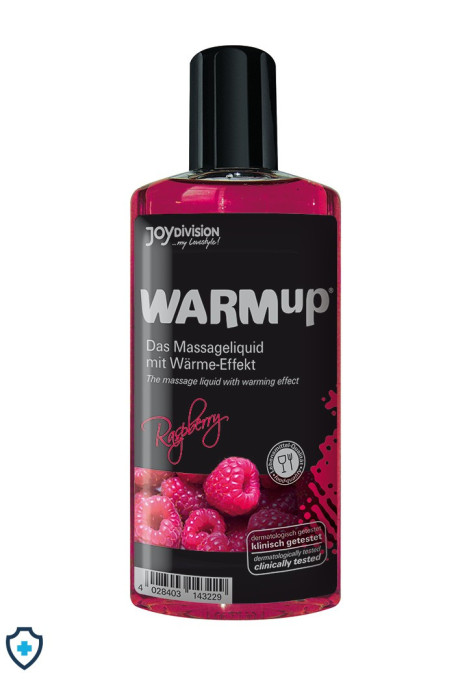 Rozgrzewający olejek do masażu o smaku malinowym, 150 ml Rozgrzewający olejek do masażu o smaku malinowym, 150 ml
