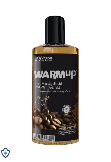 Rozgrzewający olejek do masażu o smaku kawowym, 150 ml