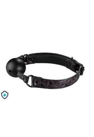Trwały, oddychający ball gag, fiolet