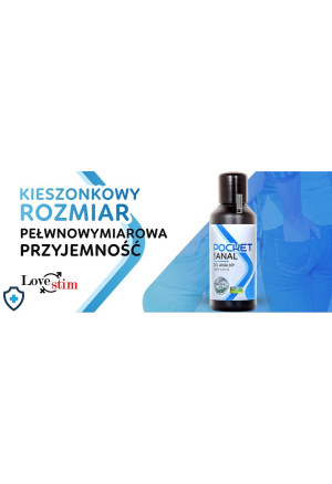 Kieszonkowy żel ANALNY na bazie wody 100ml