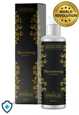 Olejek do masażu z FEROMONAMI dla kobiet PheroStrong, 100 ml