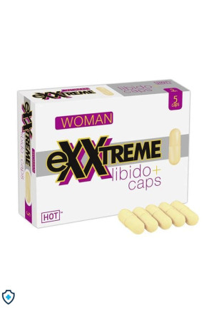 HOT eXXtreme Libido caps, tabletki zwiększają LIBIDO 5 szt.