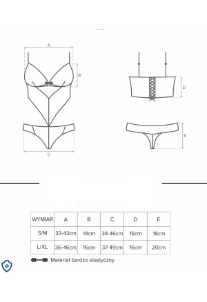 Czarne, koronkowe body w zjawiskowym fasonie