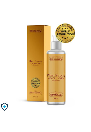 PheroStrong Exclusive for Women - Olejek do masażu z feromonami podniecającymi mężczyzn, 100 ml