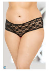 Koronkowe figi wiązane z tyłu - PLUS SIZE