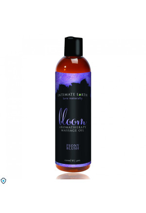 Intimate Earth - Organiczny olejek do masażu - świeże piwonie, 120 ml