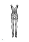 Kwiatowe bodystocking z szerokimi ramiączkami